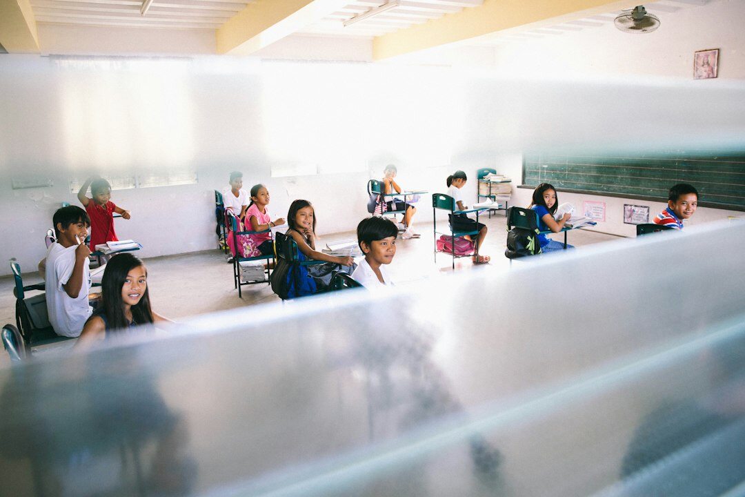 group of seniors in class